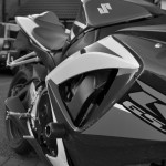 GSX-R 750 in Black and White